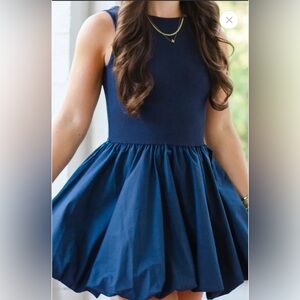 Bubble skirt mini dress